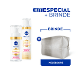 Kit Nivea Luminous Sérum Facial Nivea Luminous 630 30ml + Fluído Facial  Nivea Luminous 630 Fps 50 40ml. Ganhe Necessaire