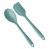 Kit De Utensílios De Cozinha De Silicone Verde Flex 2 Peças - Brinox