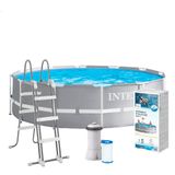 Piscina Estrutural Prism 8.592L + Kit 26715 Intex