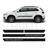 Friso Lateral Mitsubishi Asx 2011 A 2022 Injetado Com Nome