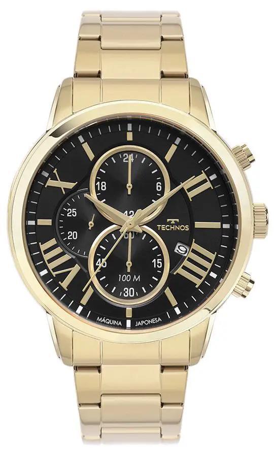 Relógio Technos Masculino Grandtech Dourado Js15emu/1d