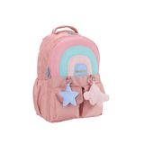 Mochila Infantil Up4you Arco-ris Rosa 17l