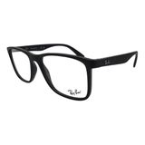 Armação Ray-ban Rb7203l 8164 56 Rb 7203 7203l Preto Fosco Rx