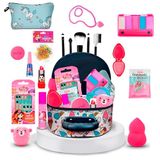 Maleta Infantil + Kit De Maquiagens De Beleza Bz66