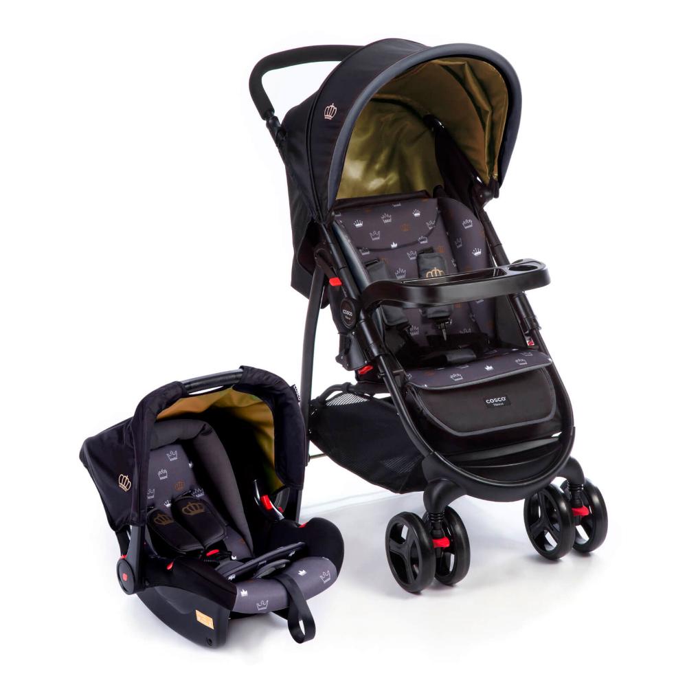 Carrinho De Bebe Travel System Nexus Cosco Kids - Preto