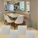 12 Painel Ripado Placas 3d De Parede Revestimento 50 X 50cm