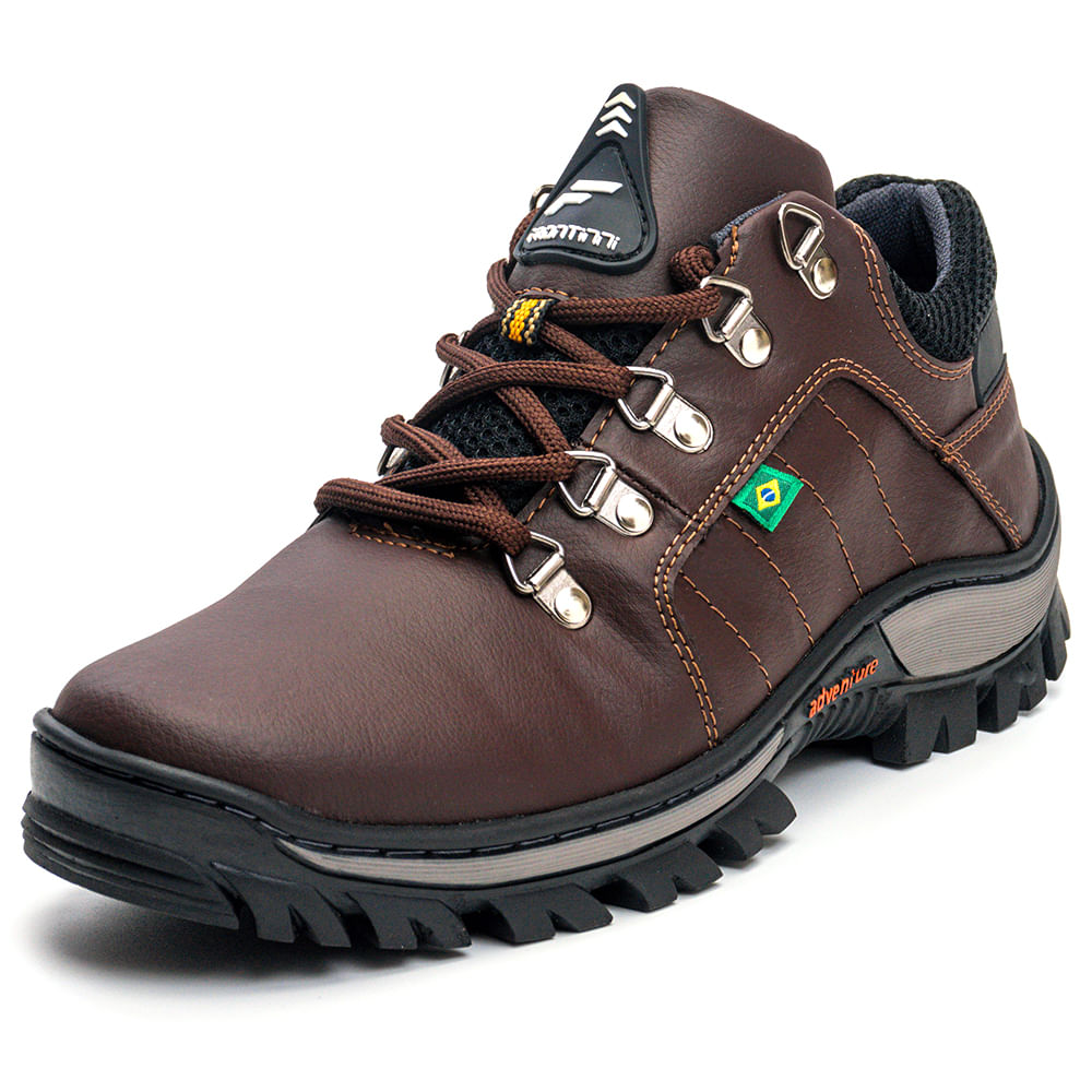 Bota Adventure Com Biqueira Reforçada Tenis De Motoqueiro Masculina Sola Antiderrapante Conforto