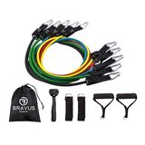 Kit Elástico Extensor Tubing Premium Bravus Sport