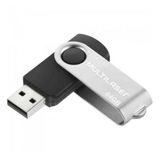 Pen Drive Multilaser Pd590 Usb 2.0 64gb Preto E Prata