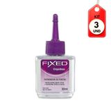 Kit C/03 Fixed Orquídeas Reparador De Pontas 30ml