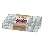 Organizador De Batons E Cosméticos 32 Divisões Acrílico Make