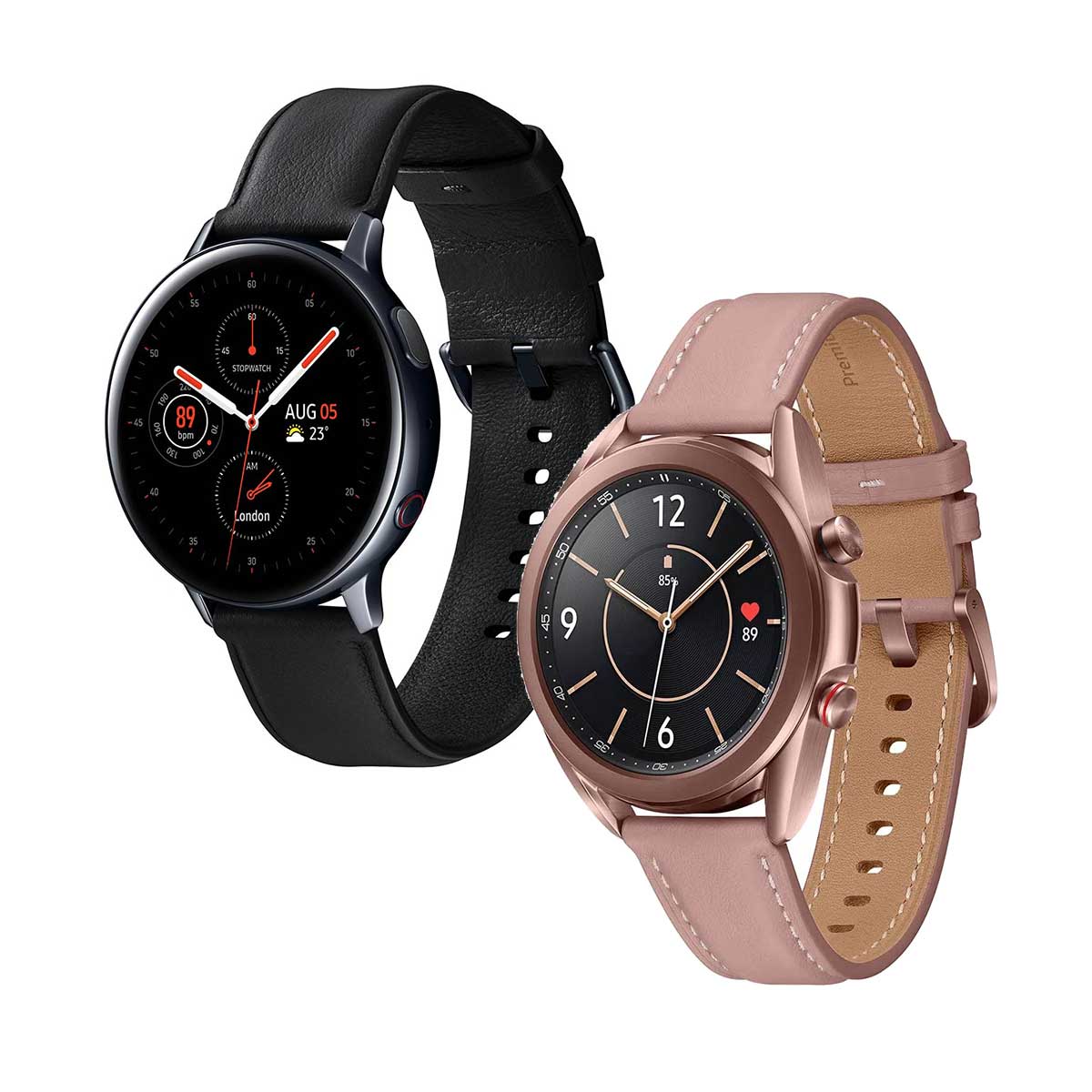 kit-smartwatch-samsung-2-pecas--galaxy-watch3-41mm-lte-bronze---galaxy-active2-lte-44mm-preto-1.jpg