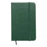 Caderneta Tipo Moleskine Bolso Anotações Couro Sintético Cor Verde