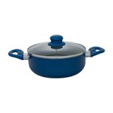 Panela Caçarola Cerâmica 20cm Azul - Casambiente Al156