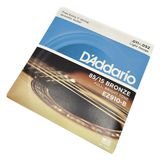 Encordoamento 011 Aço Bronze Daddario 11-52 Violão Ez910-b