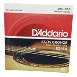 Cordas 013 Daddario Violão Ez930 Aço Bronze  85/15
