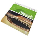 Encordoamento 09 Aço Bronze Daddario 09-45 Violão Ez890-b