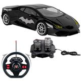 Carro Com Volante E Pedal Dark Running Batman Candide