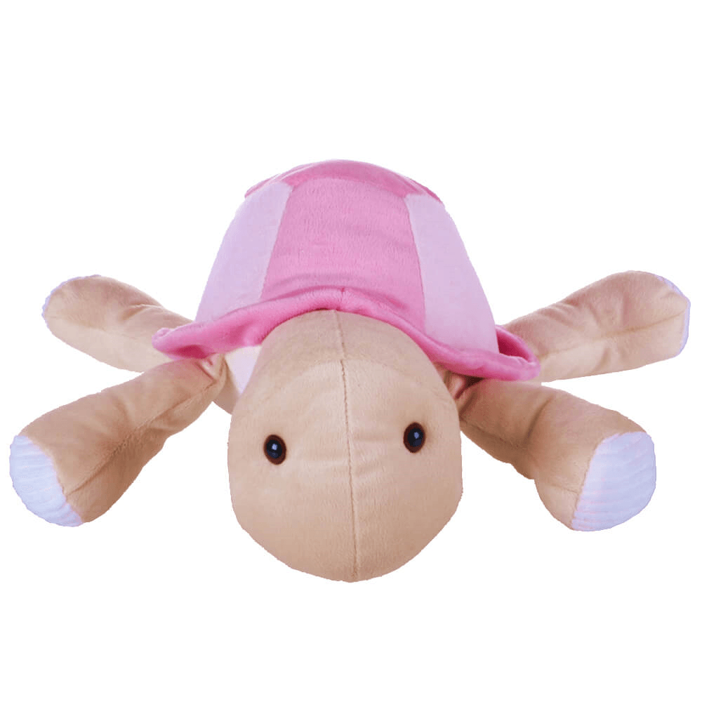 Pelucia Tartaruga Zaza Rosa E Rosa 30cm Santa Klaus