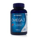 Omega 3 1000mg - Óleo De Peixe - 120 Capsulas - Nutrends