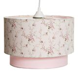 Lustre Tubular Duplo Rosa Quarto Bebê Infantil Menina