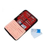 Simulador Avançado Kit Sutura Treino Pele Silicone