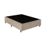 Base Box Viúva Santo Box Suede Bege 40x128x188