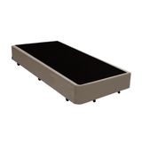 Base Box Solteiro Santo Box Sintético Bege 40x78x188