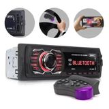 Auto Rádio Som Automotivo Knup Bluetooth E Entrada Usb