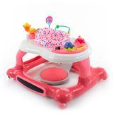 Andador Infantil Para Bebê Goal Walker 4 Em 1 Cosco Kids - Rosa