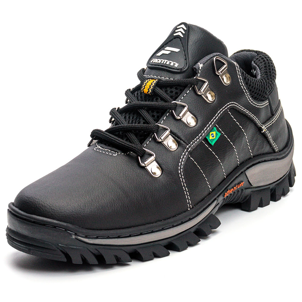 Bota Adventure Com Biqueira Reforçada Tenis De Motoqueiro Masculina Sola Antiderrapante Conforto