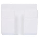 Suporte De Parede Para Celular Prático Sem Furos Na Parede Branco