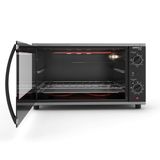 Forno Elétrico De Bancada 48 Litros Fogatti Top 48 Black Preto 220v