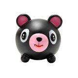 Brinquedo Squish Mostra Língua Weeego Ursinho - Polibrinq - Preto