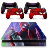 Skin Adesivo Protetor para PS4 Slim Spider-Man Miles Homem Aranha b3