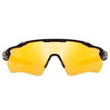 Óculos De Sol Oakley Esportivo Polarizado Preto/amarelo