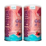 Kit 2 Body Protein 100% Frutas Vermelhas 600g -equaliv