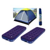 Barraca Camping Iglu 3 Pessoas - Mor + 02 Colchao Solteiro