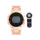 Relógio Feminino Digital Euro Fashion Fit Rosé Eubj3279af