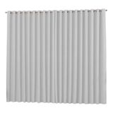 Cortina Para Sala Quarto Tecido Blackout Branco 3,00x2,80