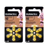 Pilha Auditiva 10 Duracell C/12 Longa Duração