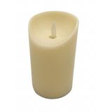 Vela Led Decorativa 15cm Chama Move Amarela(pilha)