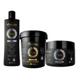 Kit Cachos Ativador 500ml + Mascara 2x1 450g + Geleia Suave