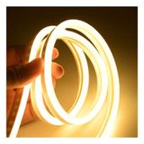 Faixa De Luz Led Calida 14w 5m 12v Silicone Impermeável