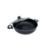 Panela Frigideira Grande Wok Com Alça 30cm Antiaderente