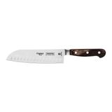 Faca Santoku Tramontina Century Wood Com Lâmina Em Aço Inox E Cabo De Madeira Tratada Castanho 7 Polegada