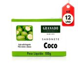 Kit C-12 Granado Pele Oleosa Sabonete Coco 100g