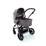 Carrinho De Bebê Travel System Poppy Duo Cinza Mescla Com Bebê Conforto - Cosco Kids