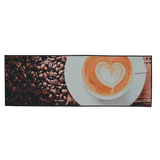 Tapete De Cozinha Passadeira Vizapi Love Coffee 38x112cm Multicolorido Vizapi