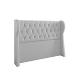 Cabeceira Para Cama Box Casal 140 Cm Beatriz Corino Branco I02 - D&#39;rossi